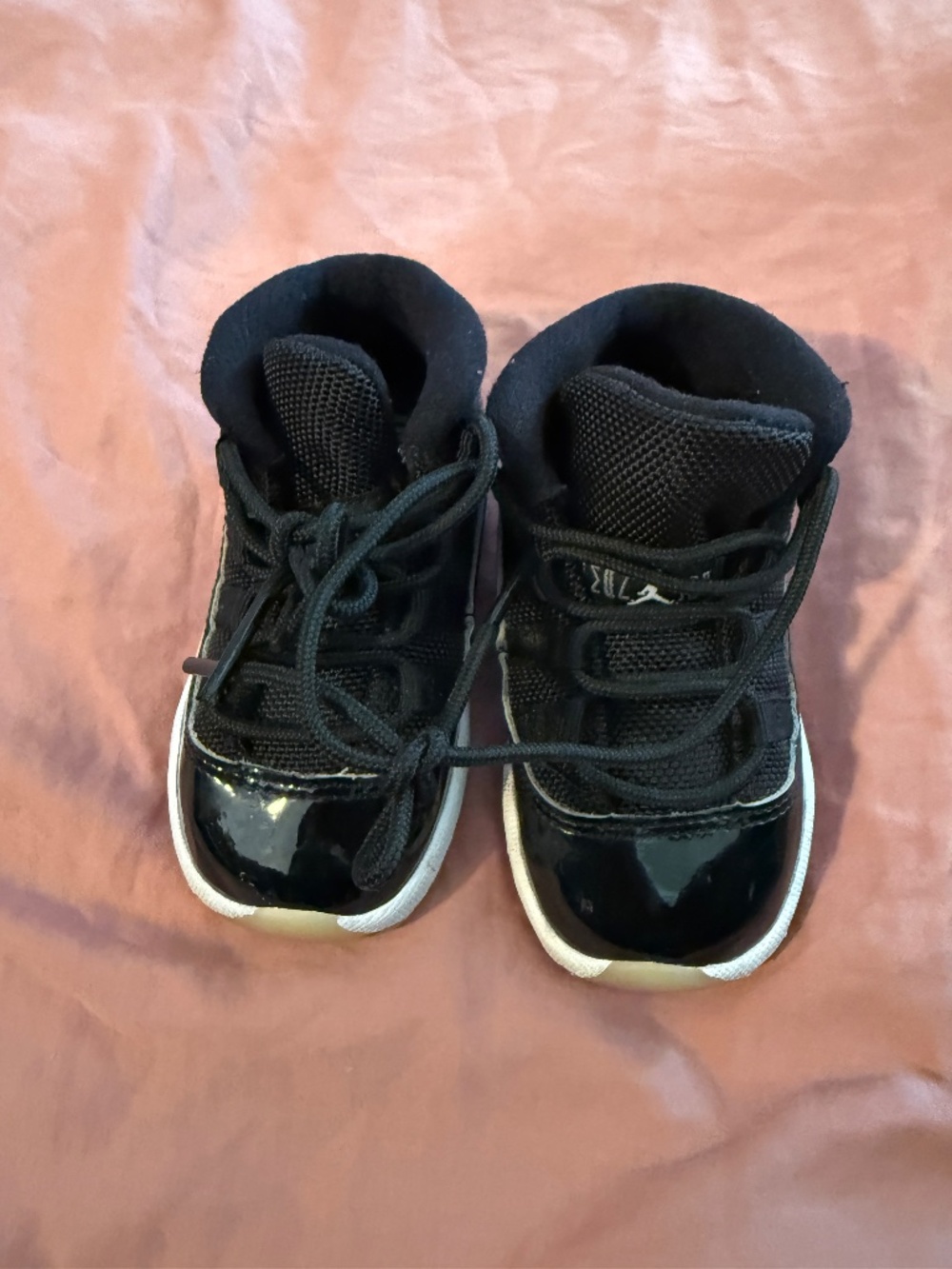 Black Jordan patent size 7c